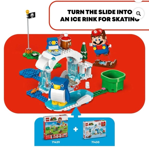 LEGO Super Mario Penguin Family Snow Adventure Expansion Set - Picture 6 of 10